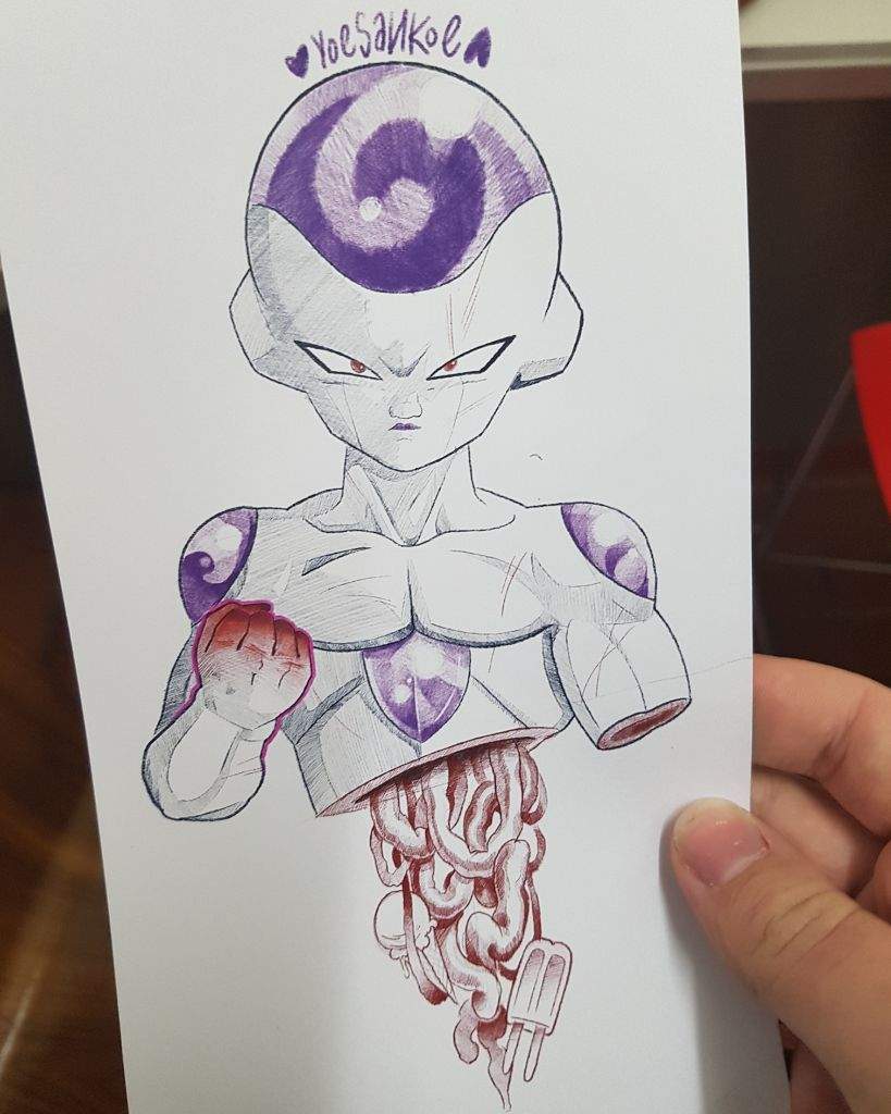 819x1024 frieza drawing dragonballz amino - Frieza Drawing