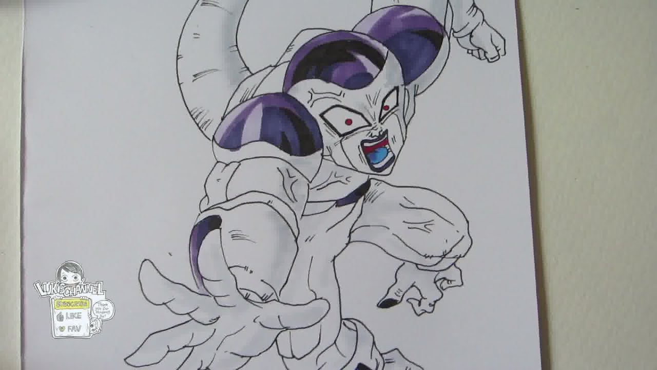 1280x720 How To Draw Frieza From Dragon Ball - Frieza Drawing
