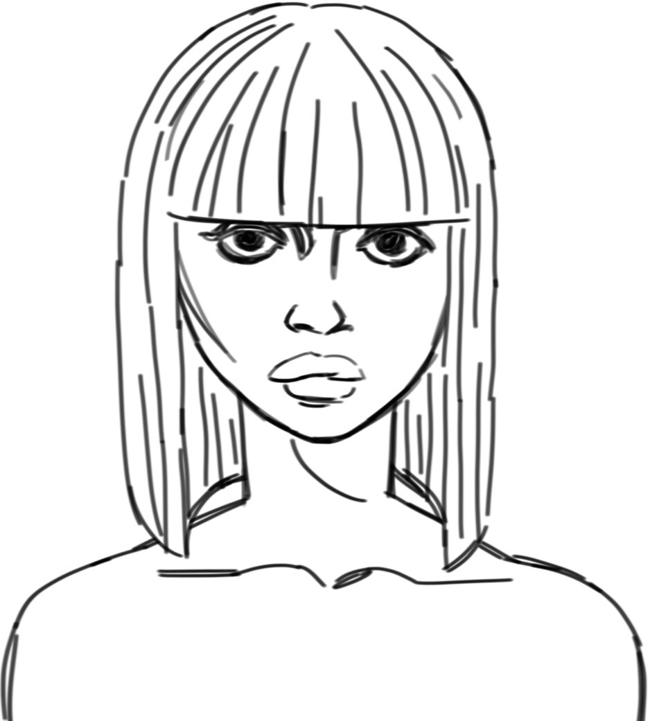 938x1041 fringe to suit you - Fringe Drawing