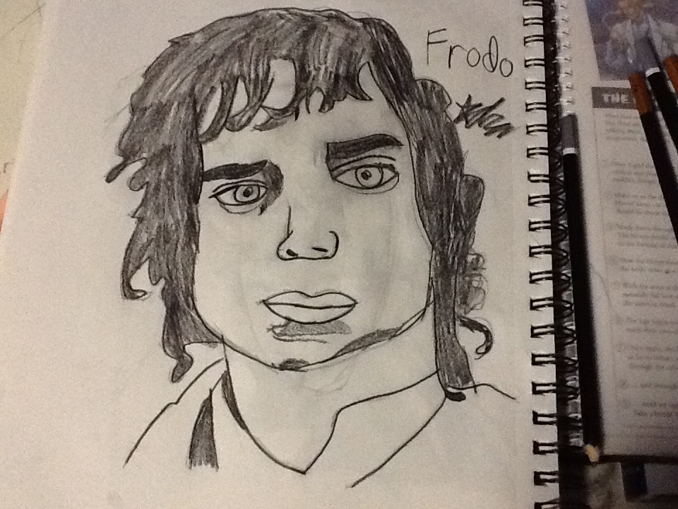 960x720 Frodo Drawing Beautiful Art Drawing Skill - Frodo Drawing