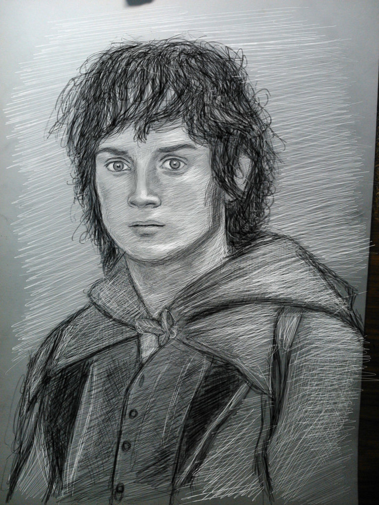 774x1032 Frodo Drawing High Quality Drawing Skill - Frodo Drawing