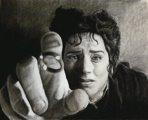 500x405 Frodo Drawing Picture Drawing Skill - Frodo Drawing