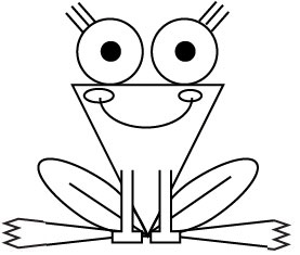 277x235 how to draw frogs for kids - Frog Drawing Easy