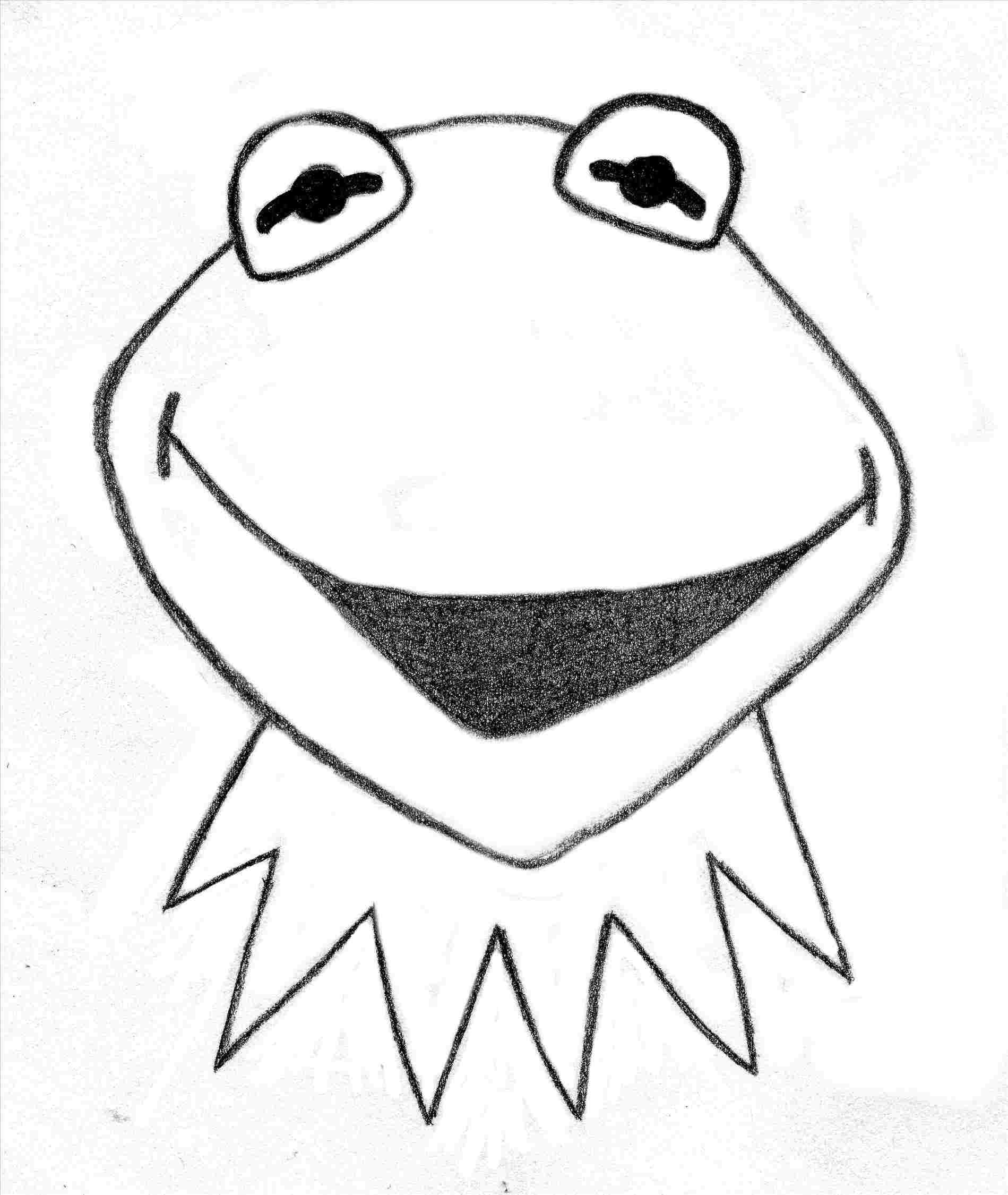 1899x2250 how frog drawing easy to draw kermit the frog steps - Frog Drawing Easy