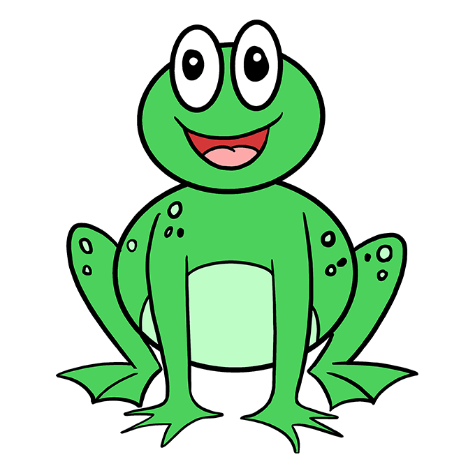 680x678 How To Draw A Frog Really Easy Drawing Tutorial Easy Drawing - Frog Drawing Images
