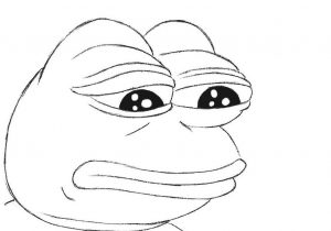 300x210 Frog Face Drawing - Frog Face Drawing