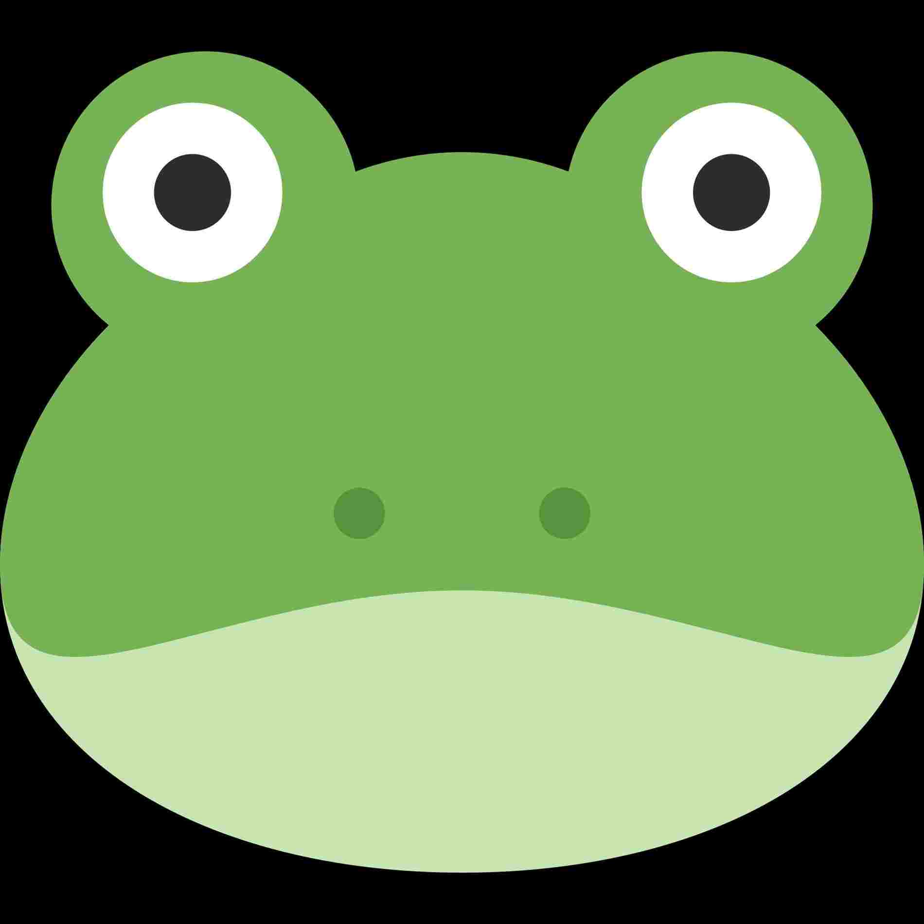 1900x1900 Frog Face Drawing - Frog Face Drawing