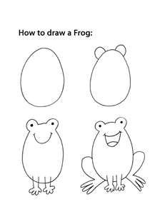 231x300 best frog images frogs, drawings, easy drawings - Frog Face Drawing
