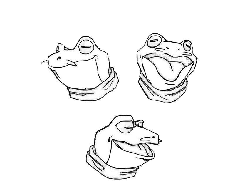 800x667 Frog Drawing Face For Free Download - Frog Face Drawing