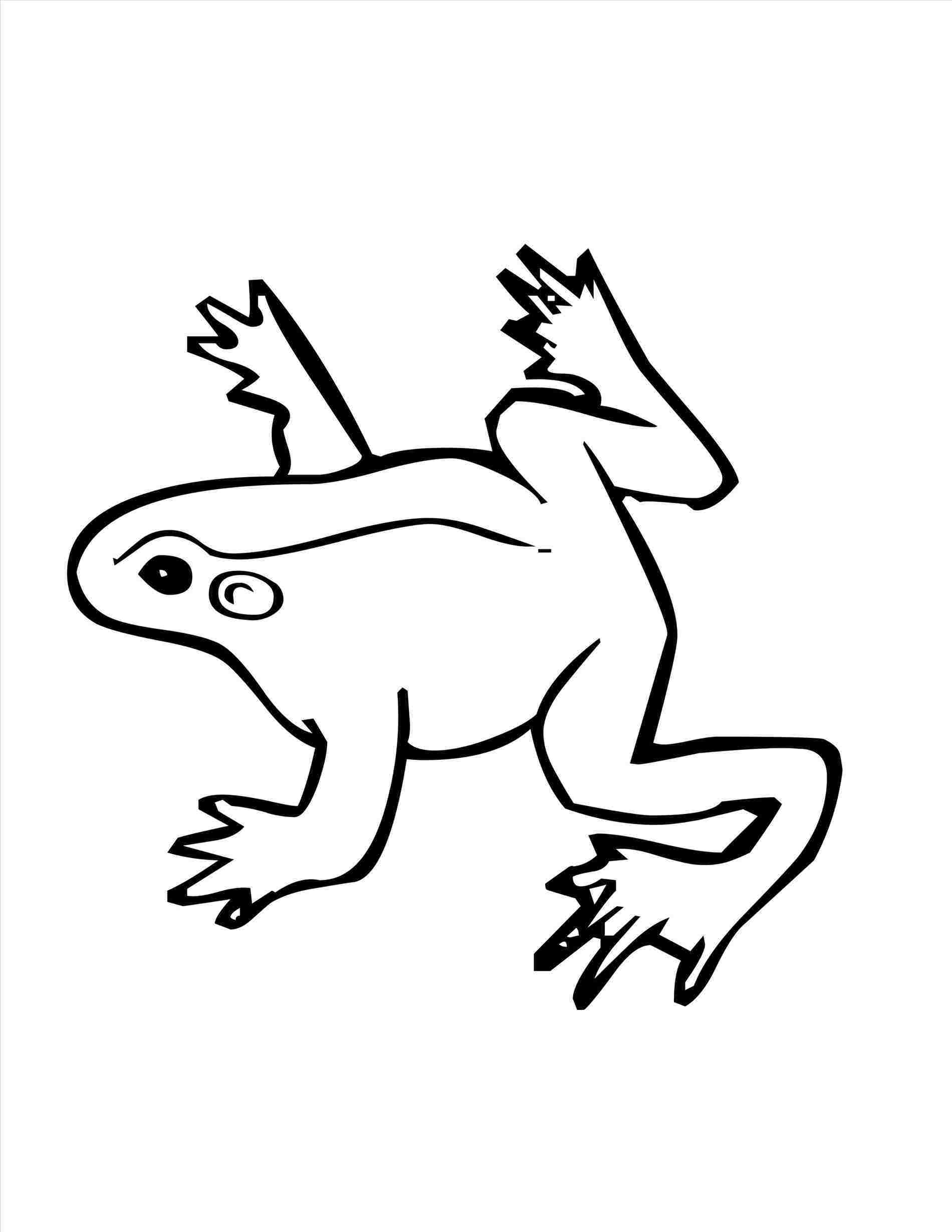 1900x2458 Black And White Jumping Frog Coloring Pages Pictures And Ideas - Frog Jumping Drawing