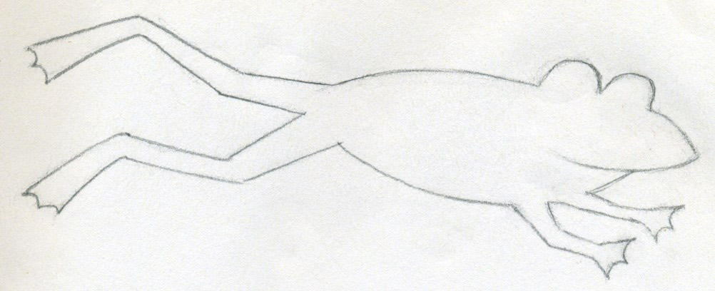 1002x408 Cartoon Frog Drawings You Are Going To Love - Frog Jumping Drawing