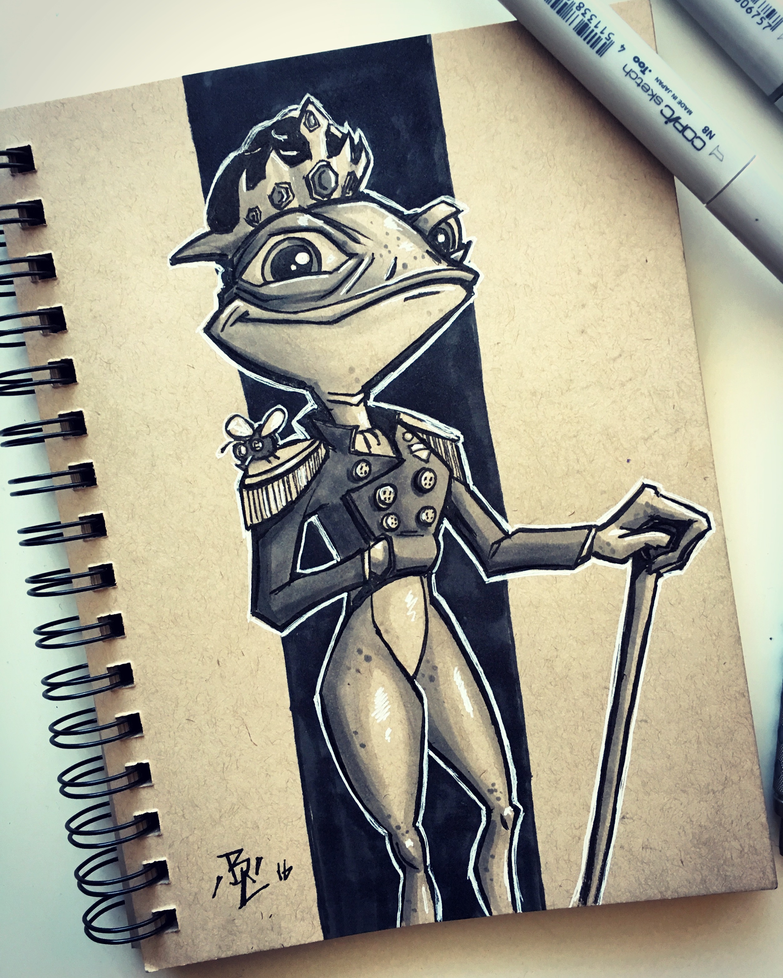 2508x3135 Frog Prince Drawing For Dailies - Frog Prince Drawing