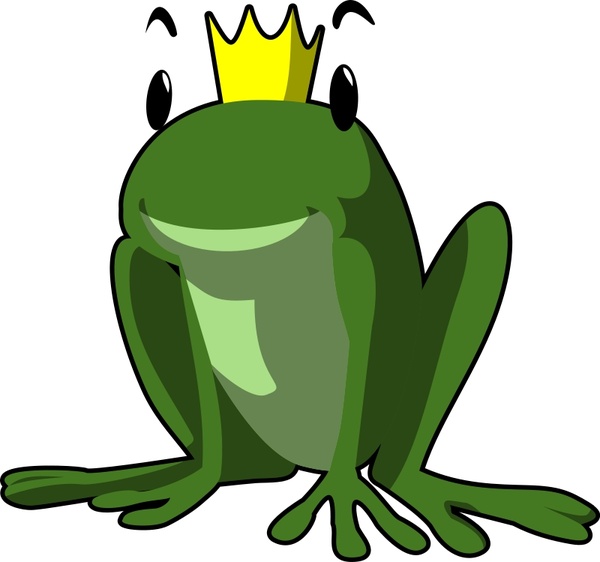 600x562 Frog Prince Free Vector In Open Office Drawing - Frog Prince Drawing