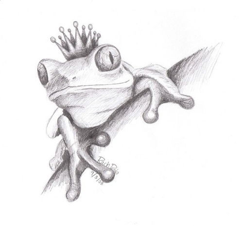 500x466 allison's well birthday blog party sneak peek of the frog - Frog Prince Drawing