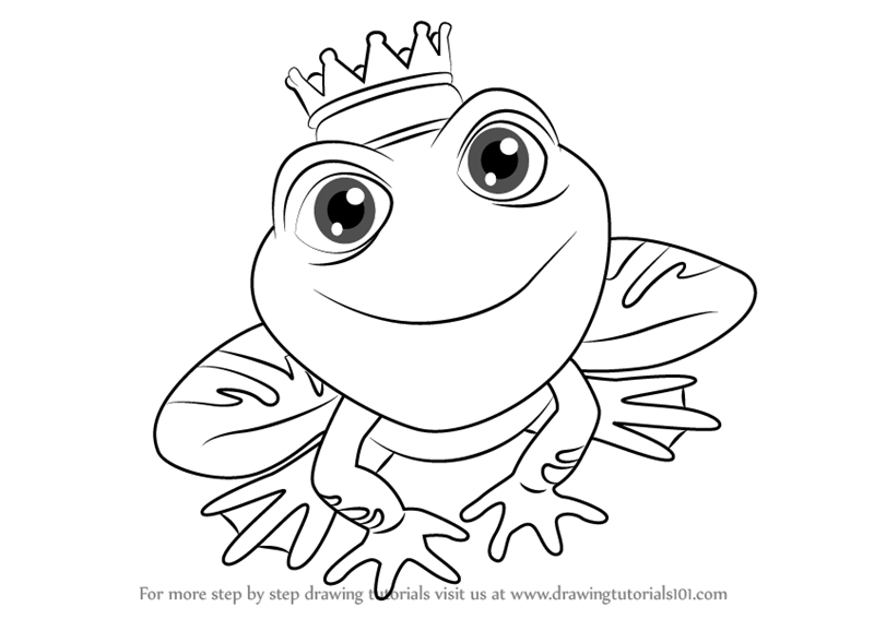 800x567 Learn How To Draw Prince Ferg From Little Charmers - Frog Prince Drawing