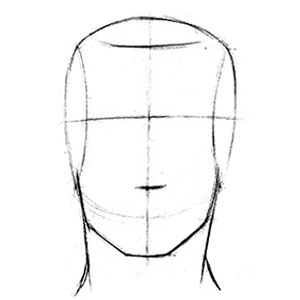 300x300 How To Draw The Head Front View Proko - Front Drawing