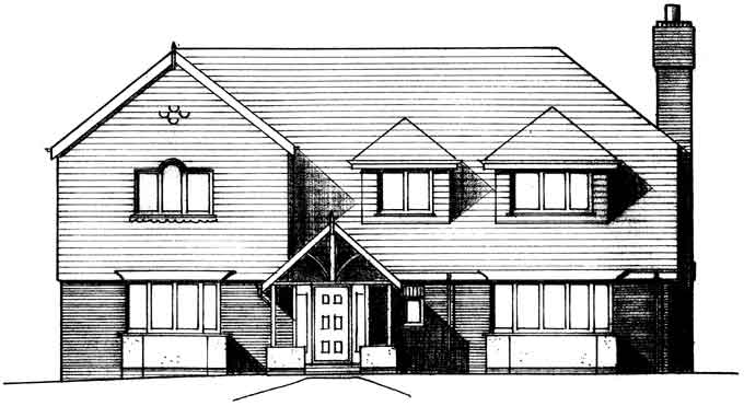 680x371 Creative Architectural Design - Front Elevation Drawing