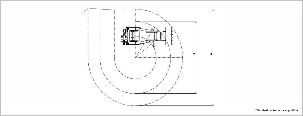 1175x450 bull hd backhoe loader construction equipment - Front End Loader Drawing
