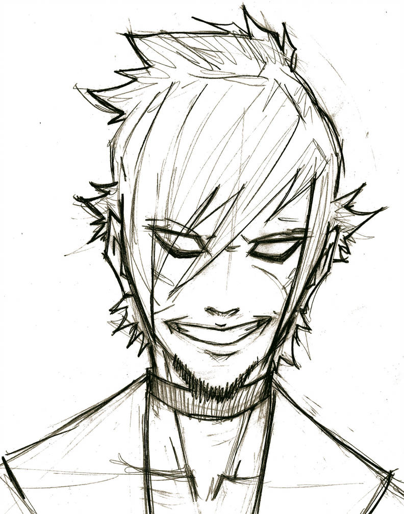 792x1009 Mailus Front Face Sketch - Front Face Drawing