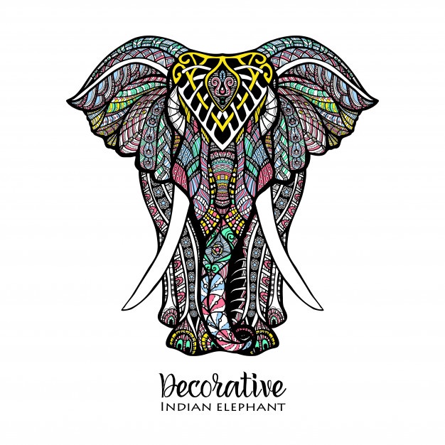 626x626 Elephant Vectors, Photos And Free Download - Front Facing Elephant Drawing