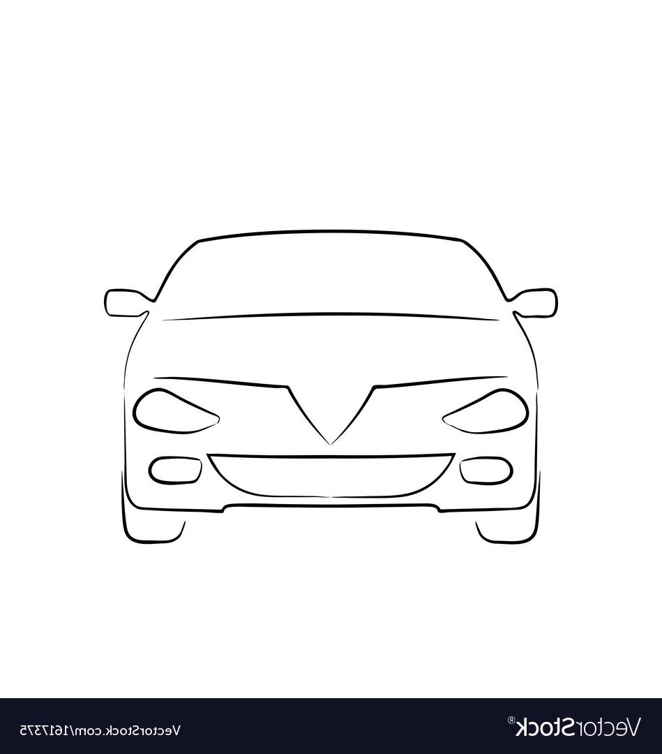 Front Of Car Drawing at PaintingValley.com | Explore collection of ...