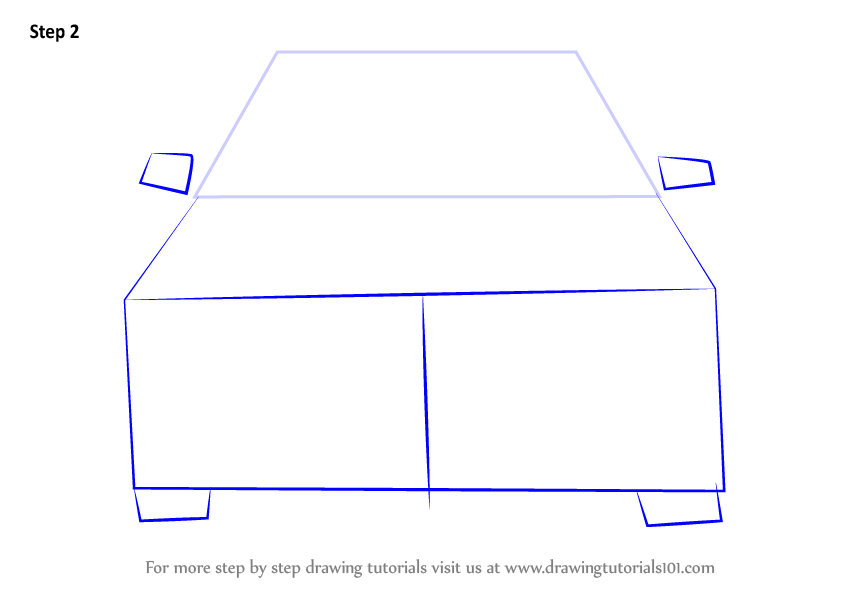 846x600 Learn How To Draw Car Front View - Front Of Car Drawing