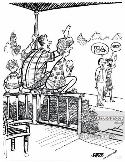 400x518 Front Porch Cartoons And Comics - Front Porch Drawing