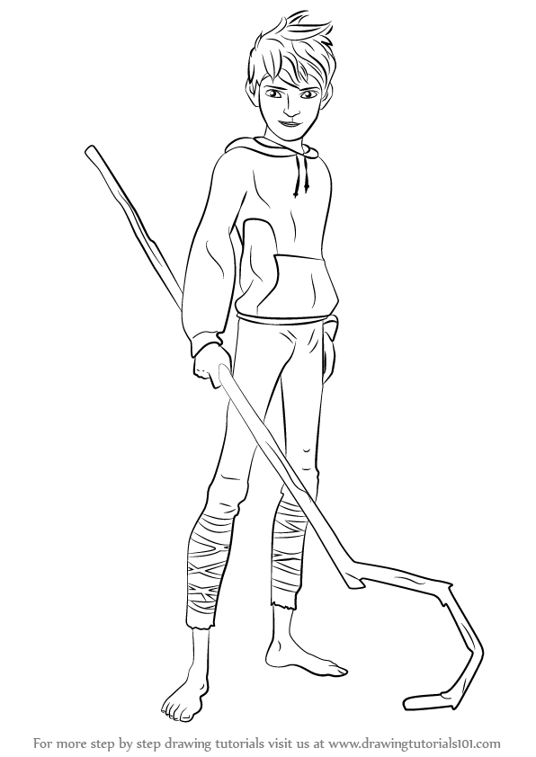 596x842 learn how to draw jack frost from rise of the guardians - Frost Drawing