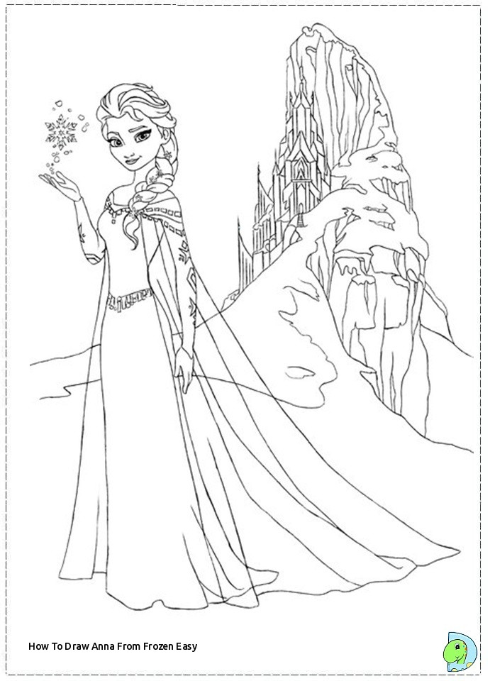691x960 How To Draw Anna From Frozen Easy - Frozen Anna And Elsa Drawing