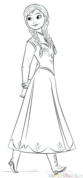 269x575 Elsa And Anna Drawing Jyotish - Frozen Anna And Elsa Drawing