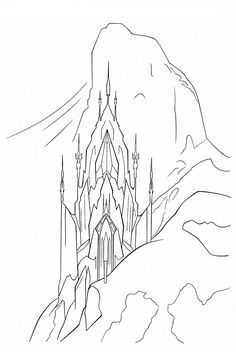 236x352 Best Architecture Images Drawings, Sketches, Art Lessons - Frozen Castle Drawing