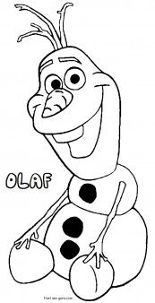 173x338 Print Out Frozen Characters Olaf Coloring Pages - Frozen Characters Drawing