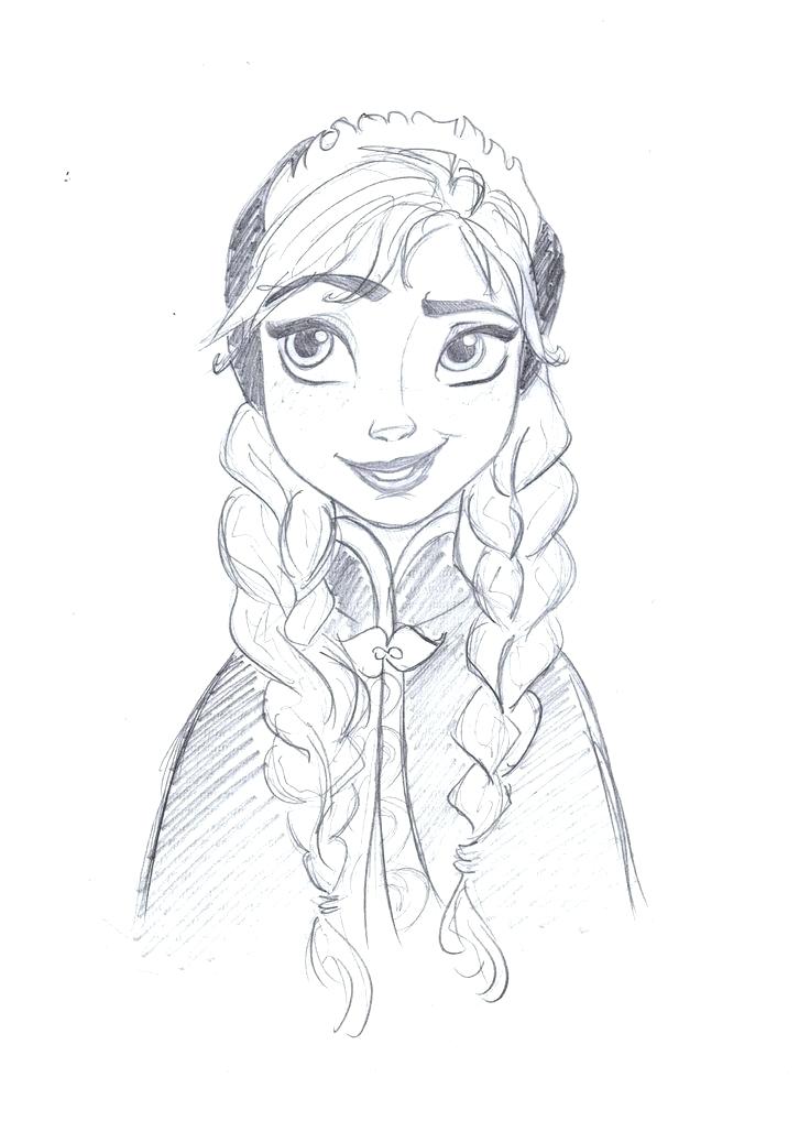 736x1018 anna frozen drawing how to draw from frozen frozen drawings elsa - Frozen Drawing Anna And Elsa
