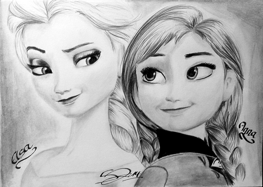 1024x730 princess anna images anna and elsa hd wallpaper and background - Frozen Drawing Anna And Elsa