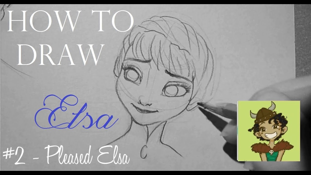 1280x720 How To Draw Elsa - Frozen Drawing Paper
