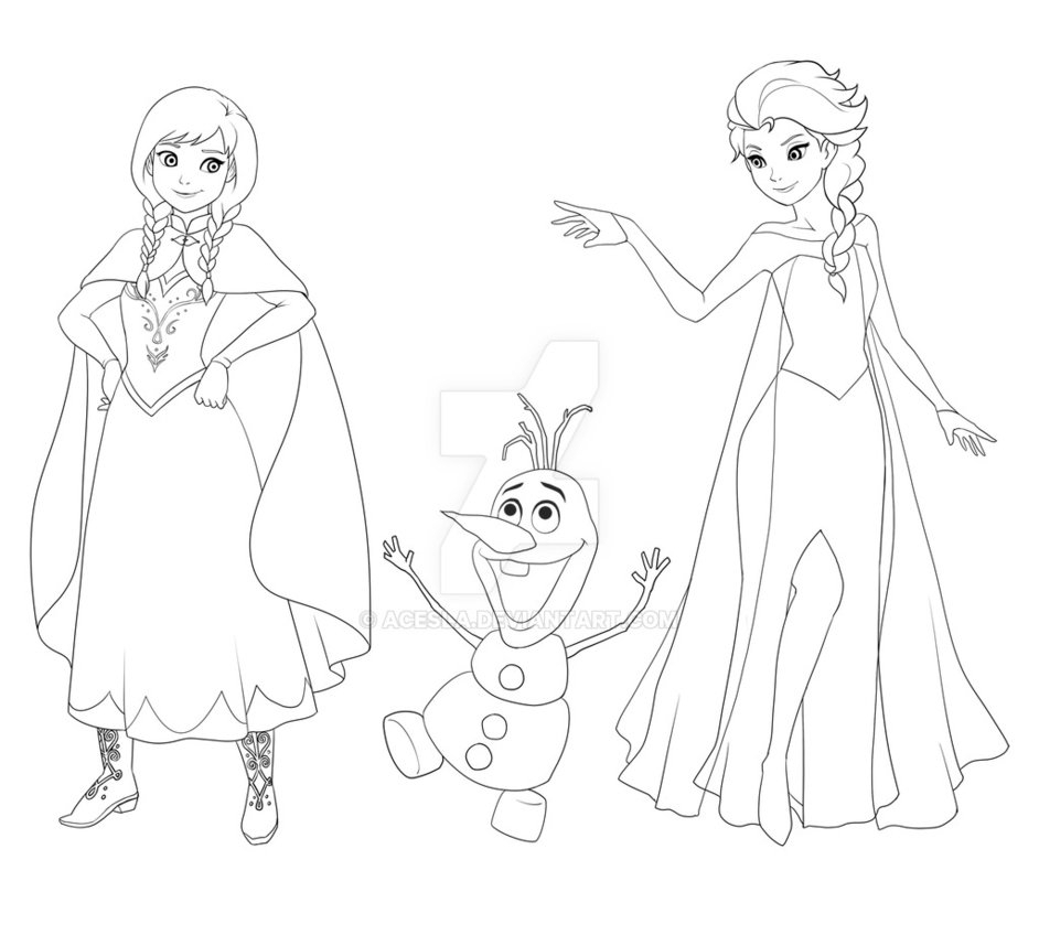 Frozen Young Elsa Coloring Pages Wallpaper Anna And Elsa Chibi Drawing ...