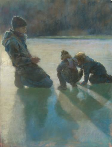 375x494 Frozen Lake Drawing - Frozen Lake Drawing