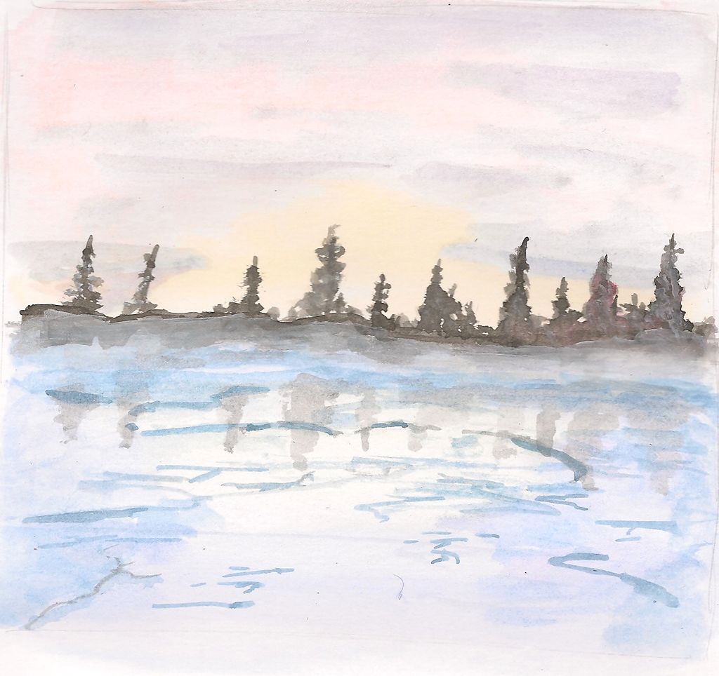 Frozen Lake Drawing at Explore collection of