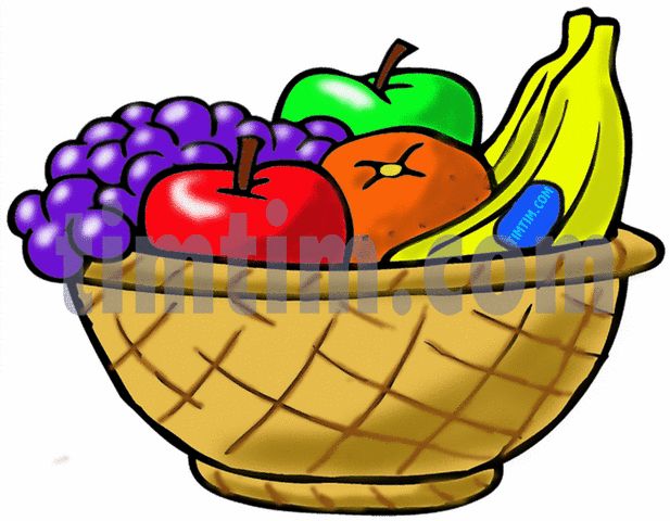 617x480 Fruit Basket Drawing - Fruit Basket Drawing Easy
