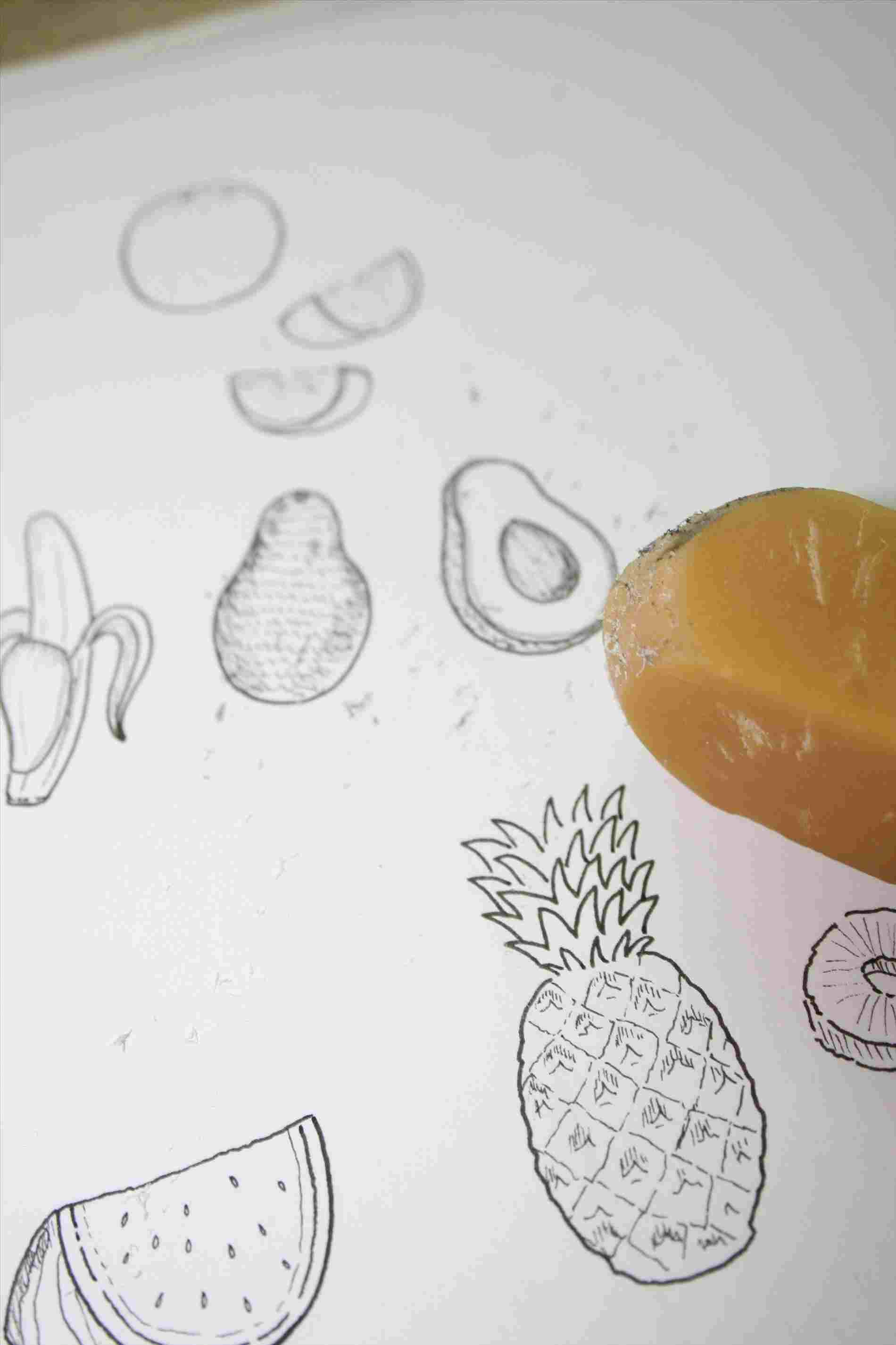 1900x2850 Stock Vector Royalty Rhshutterstockcom Easy Drawing Of Fruit - Fruit Basket Drawing Easy