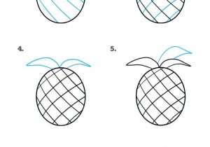 300x210 Easy Furots Drawings Step - Fruit Basket Drawing Easy