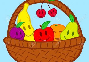 300x210 Pictures Fruit Basket Colour Pencil Shading - Fruit Basket Drawing Step By Step