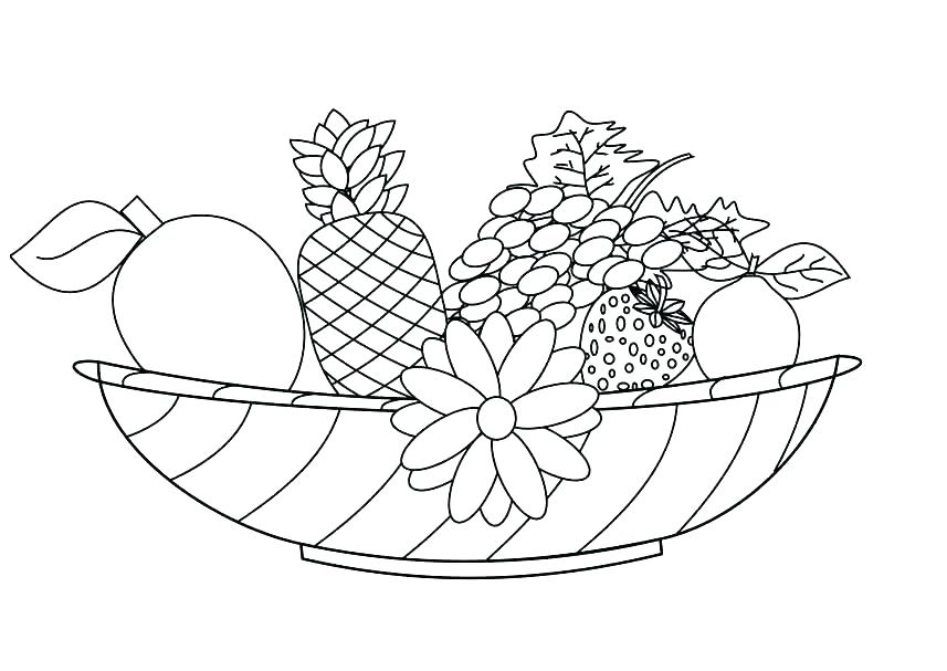 Fruit Basket Drawing Step By Step At PaintingValley.com | Explore ...