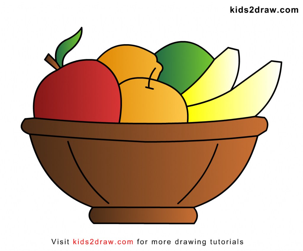 Fruit Basket Pictures For Drawing at PaintingValley.com | Explore ...