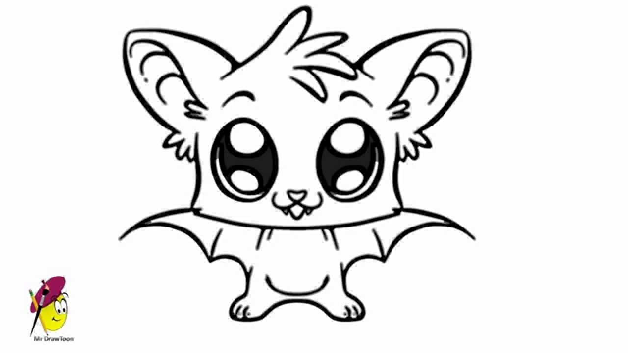 1280x720 Bat Cartoon - Fruit Bat Drawing