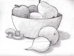 236x181 How To Draw A Bowl Of Fruits Drawing Tutorial Art - Fruit Bowl Drawing