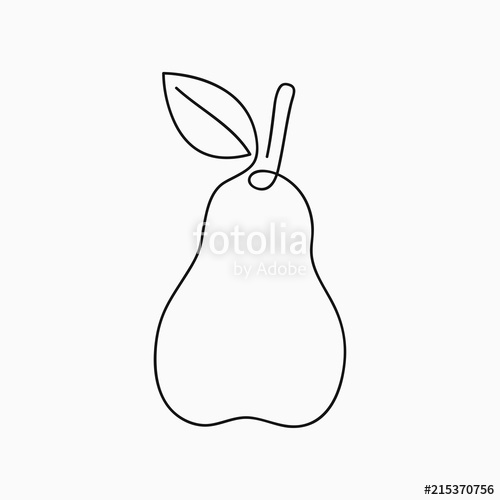 500x500 Cherry - Fruit Line Drawing