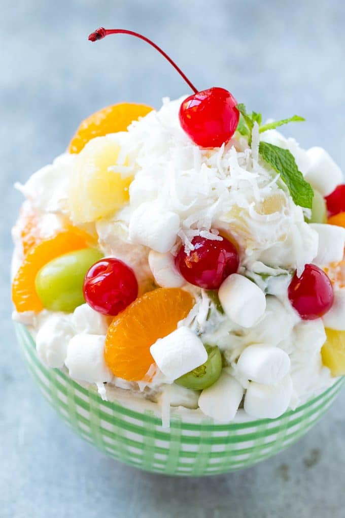 680x1020 Ambrosia Salad - Fruit Salad Drawing