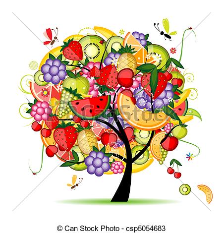 450x470 Huge Collection Of 'fruit Tree Drawing' Download More Than - Fruit Tree Drawing