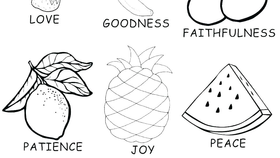 960x544 Collection Of Easy Drawing Fruit Basket High Quality Coloring - Fruits Drawing For Colouring